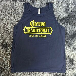 Cuervo Tradicional Navy Tank Top
